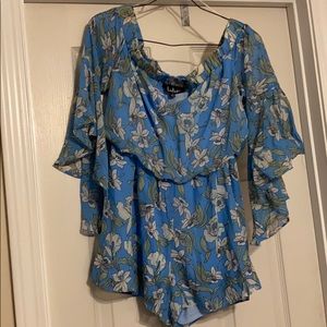 Lulus off the shoulder romper